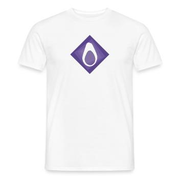 Petit-déjeuner à l’avocat Foodie - T-shirt homme - blanc - Devant - AI Model Male 178 dark (178cm)