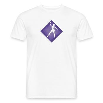Ballet Opéra Ballet Danseur - T-shirt homme - blanc - Devant - AI Model Male 178 dark (178cm)