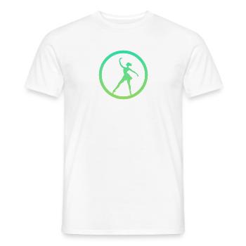 Ballerine, Ballet, Danseuse, Ballet - T-shirt homme - blanc - Devant - AI Model Male 178 dark (178cm)