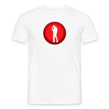 Beatboxing Djing DJ - T-shirt homme - blanc - Devant - AI Model Male 178 dark (178cm)