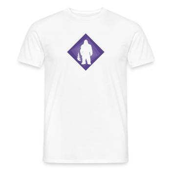 Big foot Yeti Lochness - Männer T-Shirt - Weiß - Vorne - AI Model Male 178 dark (178cm)