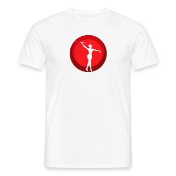 Stabdrehen Gymnastik Gymnastik - Männer T-Shirt - Weiß - Vorne - AI Model Male 178 dark (178cm)