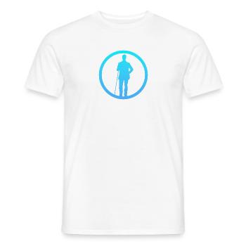 Billiard Player Billiard Ball Billiard Player - Men's T-Shirt - white - Front - AI Model Male 178 dark (178cm)