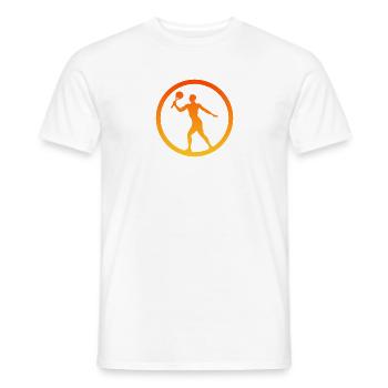 Tennis de plage Joueurs de beach tennis - T-shirt homme - blanc - Devant - AI Model Male 178 dark (178cm)