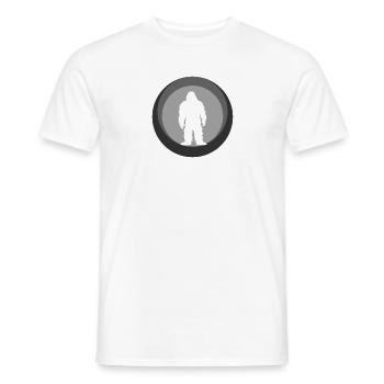 Lochness Big foot Bigfoot - T-shirt homme - blanc - Devant - AI Model Male 178 dark (178cm)