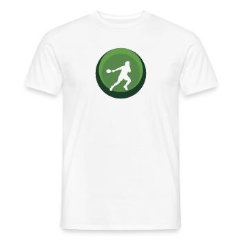 Raquette Raquette de joueur de squash - T-shirt homme - blanc - Devant - AI Model Male 178 dark (178cm)