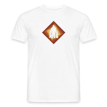 Big foot Bigfoot Bigfoot - T-shirt homme - blanc - Devant - AI Model Male 178 dark (178cm)