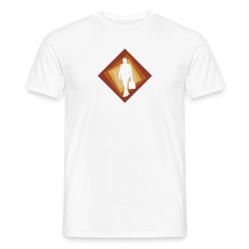 Banquier Banquier de la Bourse - T-shirt homme - blanc - Devant - AI Model Male 178 dark (178cm)