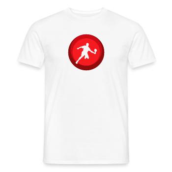 Pickleballspieler Pickleballspiel Tennis - Männer T-Shirt - Weiß - Vorne - AI Model Male 178 dark (178cm)