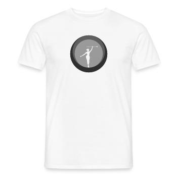 Twirling Rod Turning Twirling - Men's T-Shirt - white - Front - AI Model Male 178 dark (178cm)