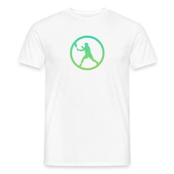 Squashspieler Squashschläger Squash - Männer T-Shirt - Weiß - Vorne - AI Model Male 178 dark (178cm)