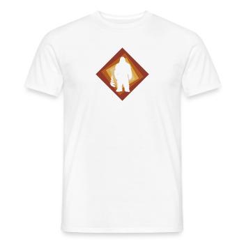 Big foot Yeti Yeti - Men's T-Shirt - white - Front - AI Model Male 178 dark (178cm)
