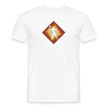 Ballon de plage Ballon de plage Ballon de plage - T-shirt homme - blanc - Devant - AI Model Male 178 dark (178cm)