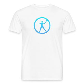 Tennis de plage Tennis de plage Tennis de plage - T-shirt homme - blanc - Devant - AI Model Male 178 dark (178cm)