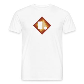 Beerpong Party Monster Beer - Men's T-Shirt - white - Front - AI Model Male 178 dark (178cm)