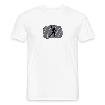 Ballerine Ballet Ballet - T-shirt homme - blanc - Devant - AI Model Male 178 dark (178cm)