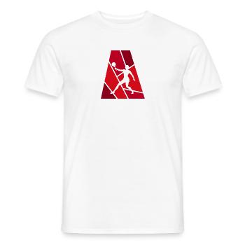 Tennis de plage Ballon de plage de tennis de plage - T-shirt homme - blanc - Devant - AI Model Male 178 dark (178cm)