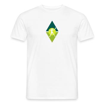 Beach Tennis Tennis Player Tennis Player - Men's T-Shirt - white - Front - AI Model Male 178 dark (178cm)