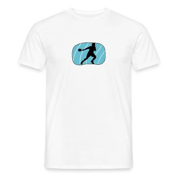 Squashschläger Squashschläger Squashspieler - Männer T-Shirt - Weiß - Vorne - AI Model Male 178 dark (178cm)