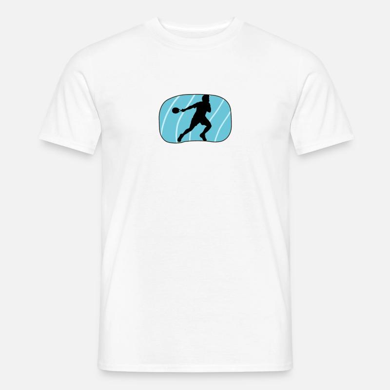 Squashschläger Squashschläger Squashspieler - Männer T-Shirt - Weiß