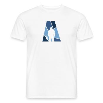 Bigfoot Yeti Lochness - Men's T-Shirt - white - Front - AI Model Male 178 dark (178cm)