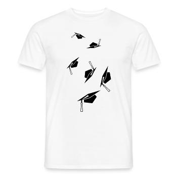 Student symbol - Männer T-Shirt - Weiß - Vorne - AI Model Male 178 dark (178cm)