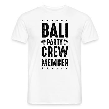 Équipage de la fête à Bali - T-shirt homme - blanc - Devant - AI Model Male 178 dark (178cm)