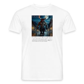 Sardinien Mythologie Boe02a - Männer T-Shirt - Weiß - Vorne - AI Model Male 178 dark (178cm)
