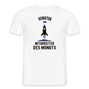 Mitarbeiter des Monats Schuster Bester Schuhmacher - Männer T-Shirt - Weiß - Vorne - AI Model Male 178 dark (178cm)