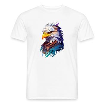 Adler Eagle V24 06 - Men's T-Shirt - white - Front - AI Model Male 178 dark (178cm)