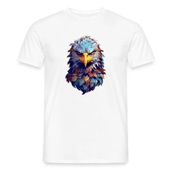 Adler Eagle V24 01 - Men's T-Shirt - white - Front - AI Model Male 178 dark (178cm)