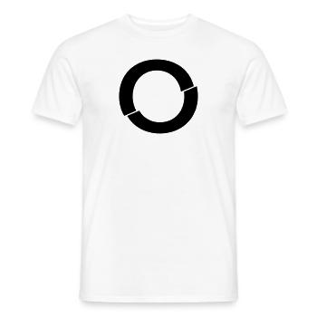 O broken - Men's T-Shirt - white - Front - AI Model Male 178 dark (178cm)