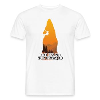 Bouldern - Männer T-Shirt - Weiß - Vorne - AI Model Male 178 dark (178cm)