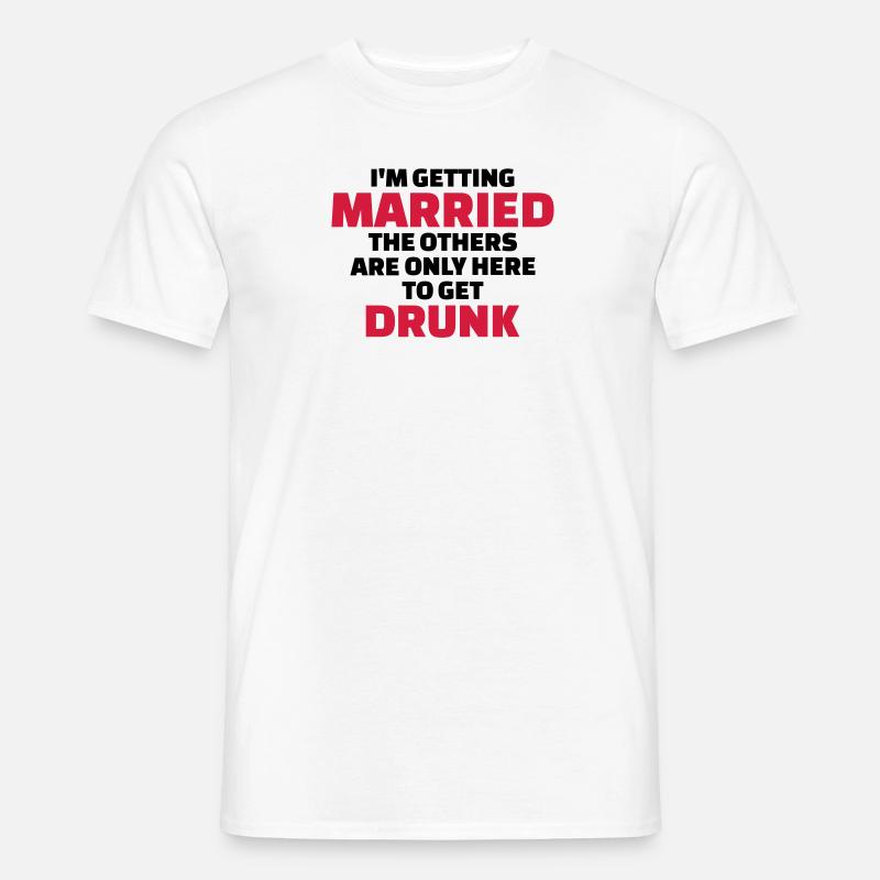 Junggesellenabschied - Männer T-Shirt - Weiß