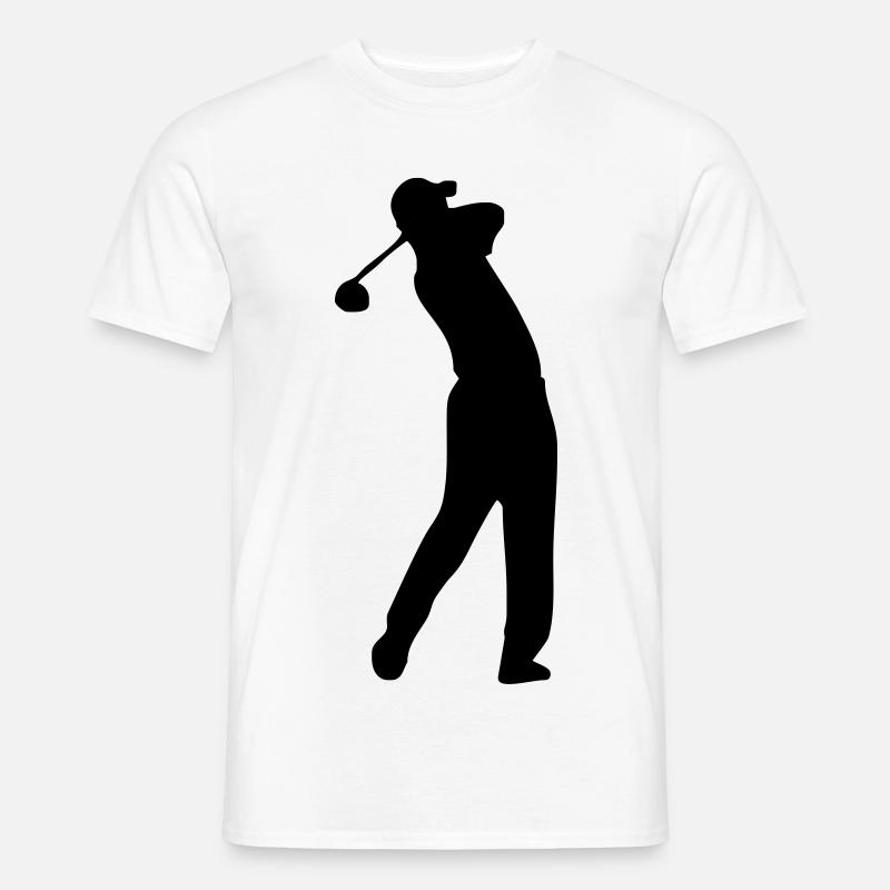 Golf - Männer T-Shirt - Weiß