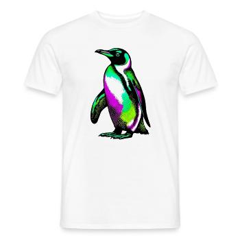 Penguin - Men's T-Shirt - white - Front - AI Model Male 178 dark (178cm)