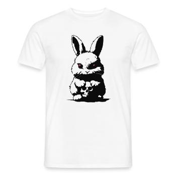 Grumpy bunny - Männer T-Shirt - Weiß - Vorne - AI Model Male 178 dark (178cm)