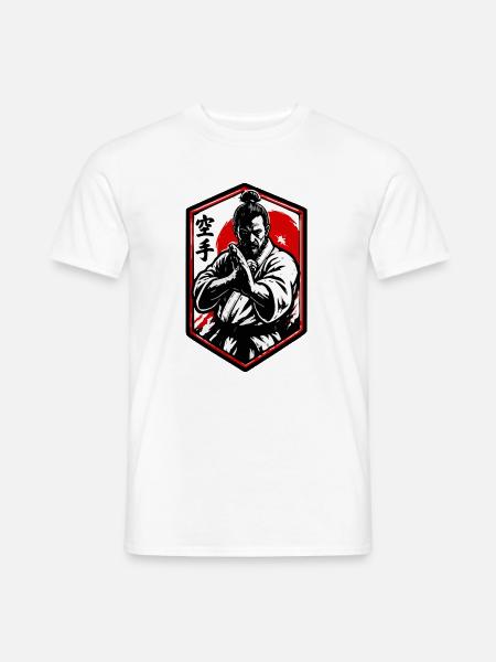 karate-picture - Männer T-Shirt - Weiß
