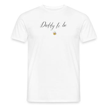 Papa en devenir - T-shirt homme - blanc - Devant - AI Model Male 178 dark (178cm)