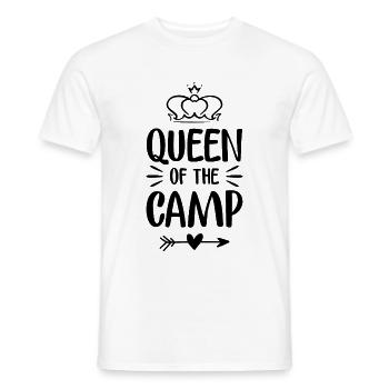queen camp - Männer T-Shirt - Weiß - Vorne - AI Model Male 178 dark (178cm)