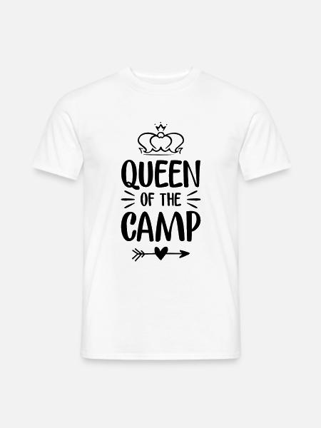 queen camp - Männer T-Shirt - Weiß