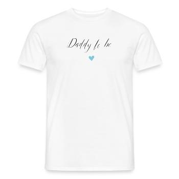 Papa en devenir - T-shirt homme - blanc - Devant - AI Model Male 178 dark (178cm)