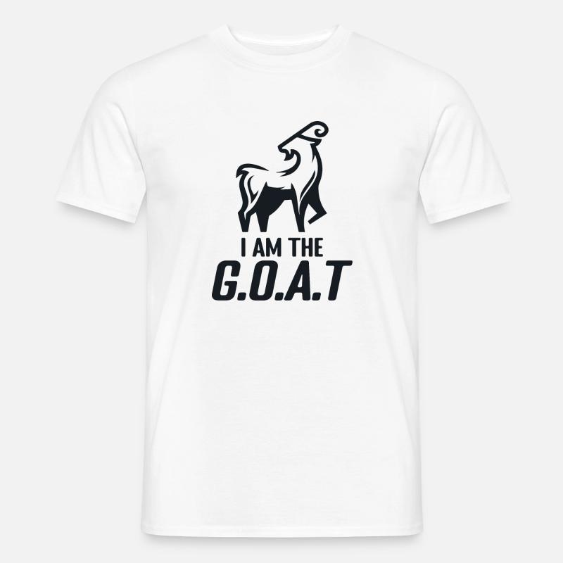 Ich bin die Ziege - Männer T-Shirt - Weiß