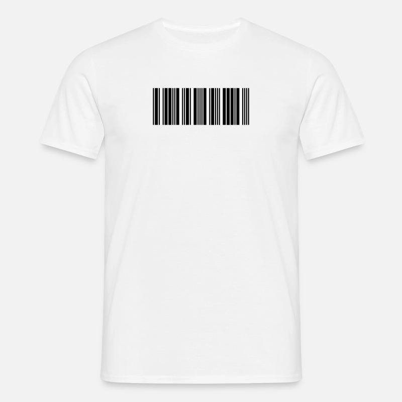 Barcode - Men's T-Shirt - white