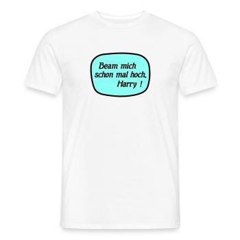 altes Fernsehen - Männer T-Shirt - Weiß - Vorne - AI Model Male 178 dark (178cm)
