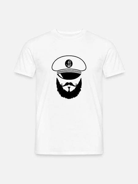 captain_02 - Männer T-Shirt - Weiß
