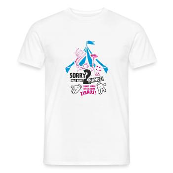 nur zwei hände - Männer T-Shirt - Weiß - Vorne - AI Model Male 178 dark (178cm)