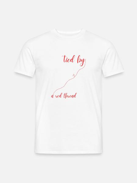 Red thread - Men's T-Shirt - white