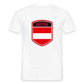 Austria Europe Alps Landmark Vienna - Men's T-Shirt - white - Front - AI Model Male 178 dark (178cm)