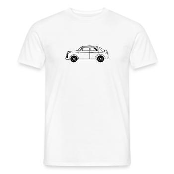 Auto - Männer T-Shirt - Weiß - Vorne - AI Model Male 178 dark (178cm)